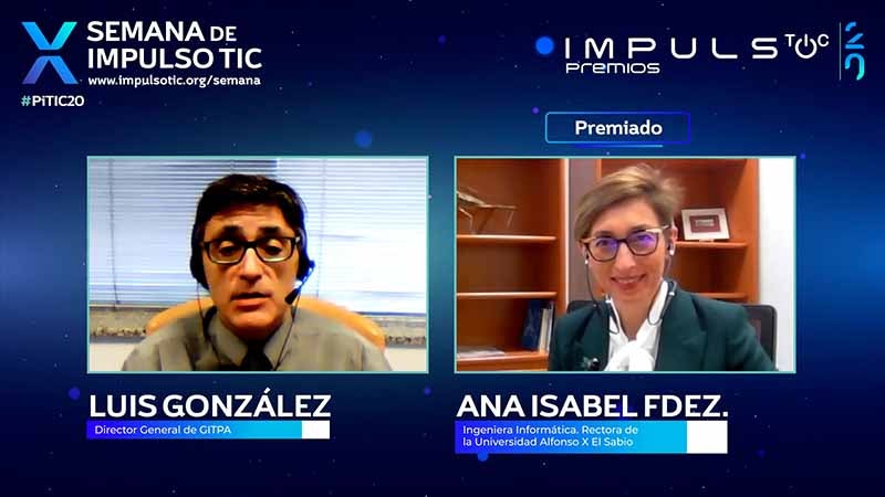 premio impulso tic rectora uax isabel fernandez